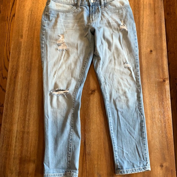Banana Republic Distressed Legging Jean Size 4 - Picture 1 of 6
